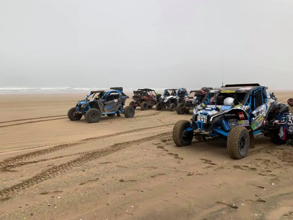 Traversée d'un désert au Maroc