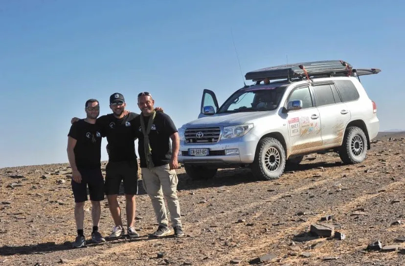 Équipe Gauthier pour le Trophée Rose des sables 2018