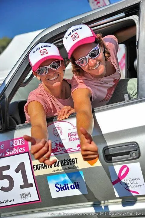 Équipe féminine Gauthier pour le trophée rose des sables 2018