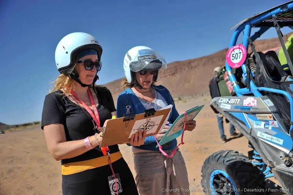 Équipe féminine Gauthier pour le trophée rose des sables 2018