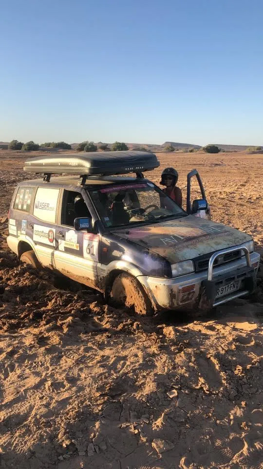 SSV enterré lors du trophée rose des sables